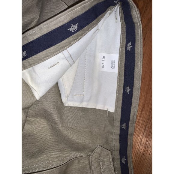 VTG NWT Dockers 36x29 Loose Fit Pleated Fit Khakis Pants Men's Beige NOS - Picture 3 of 4
